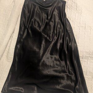 Halara High Waisted Satin Midi Work Mermaid Skirt